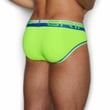 3613P-320 Grip Mesh Green Brief-2