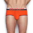 3664P-809 Grip Mesh Orange Brief-2