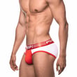 Red Ribbed Brief 12043.2