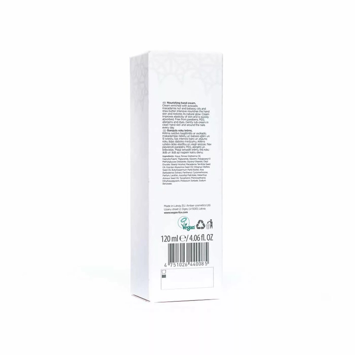 Vegan Fox Nourishing Hand Cream 120 ml - Image 2