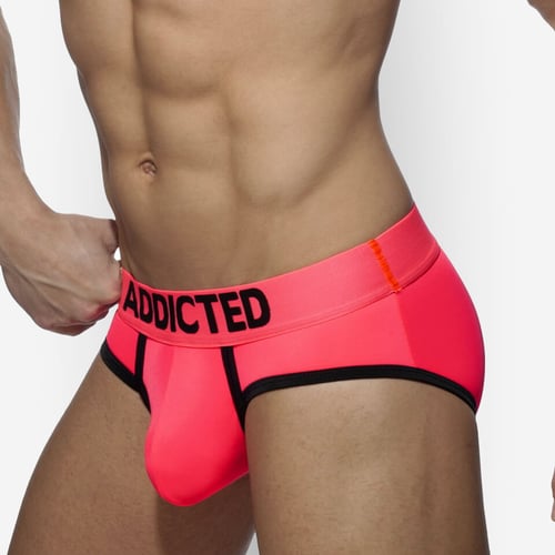 ADDICTED Pink Swim Brief