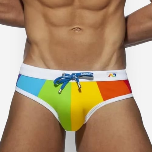 ADDICTED RAINBOW Swim Brief