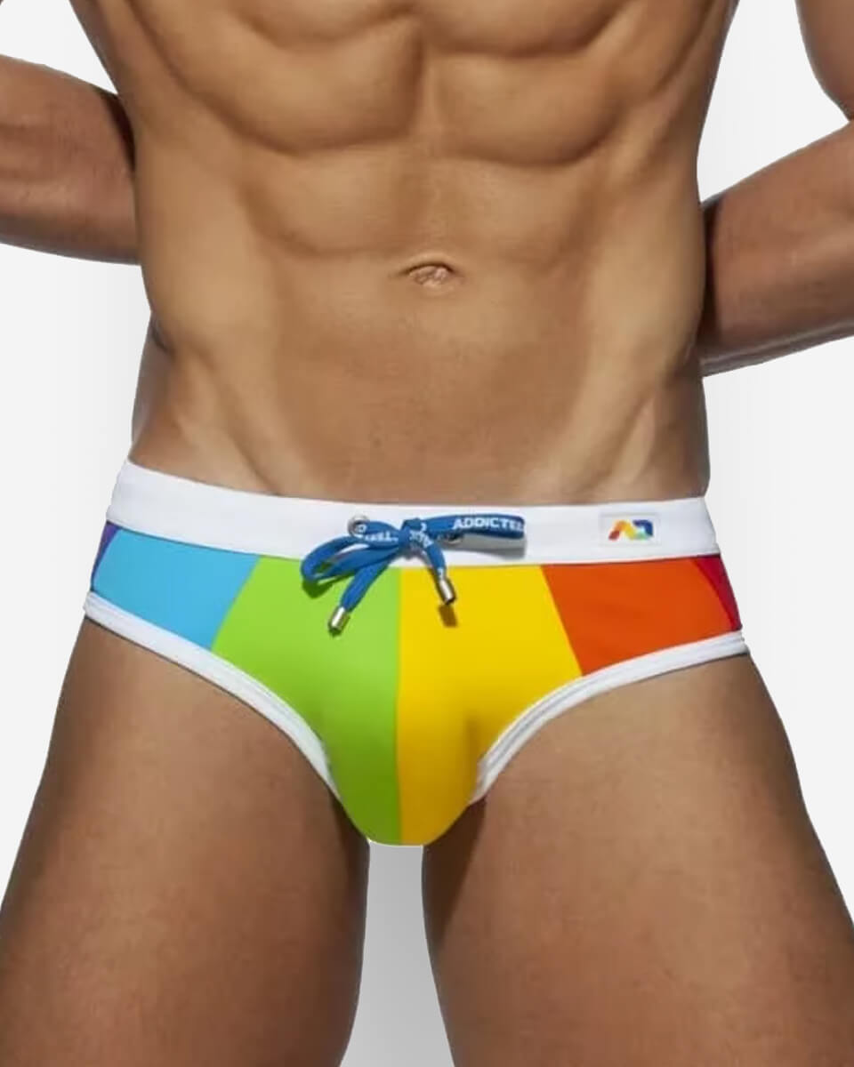 ADDICTED RAINBOW Swim Brief