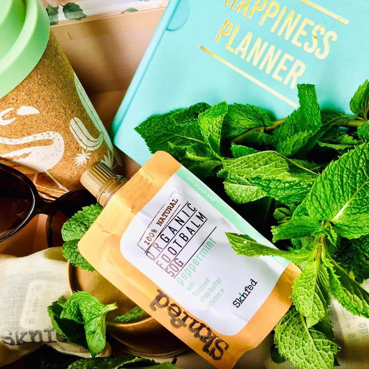 SKNFED Organic Foot Balm - Peppermint - Image 3