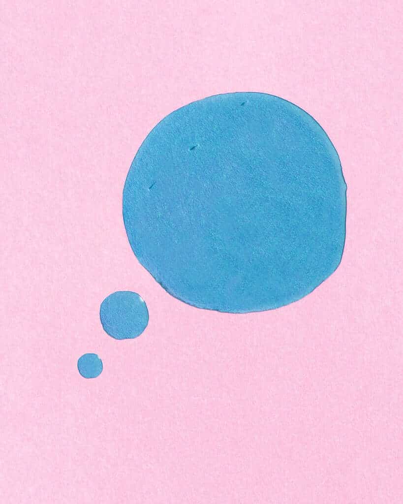 How can this fluid be blue, naturally?