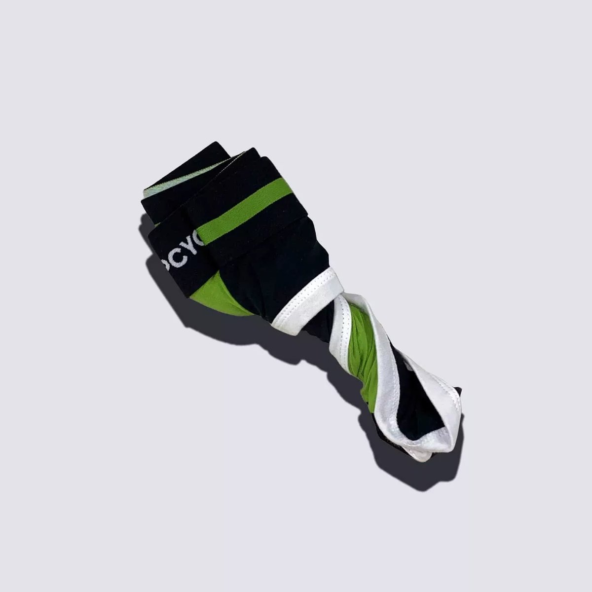 Upcycled Black Green Brief