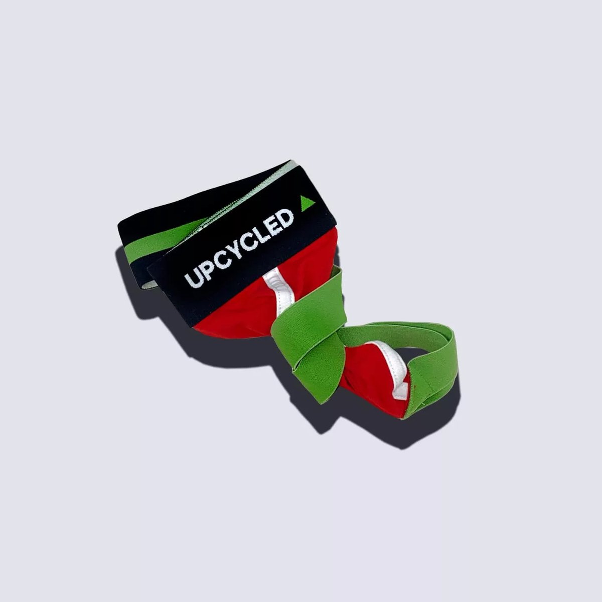 Upcycled Red Green Jockstrap