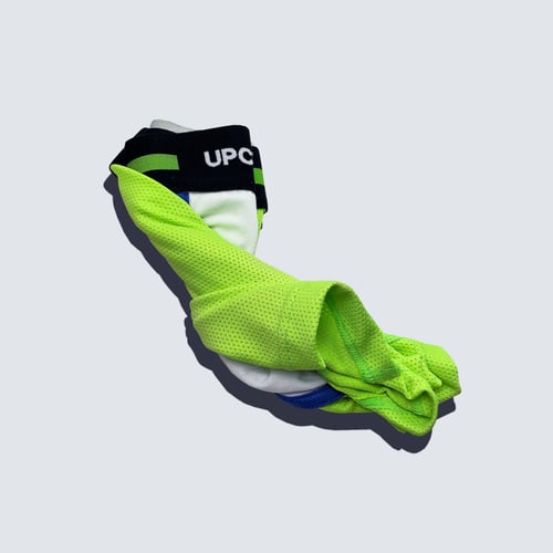 Upcycled Boxer Green and White