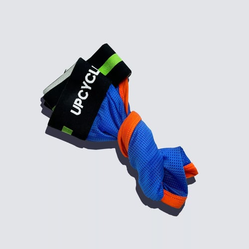 Upcycled Tanga Brief Mesh Blue