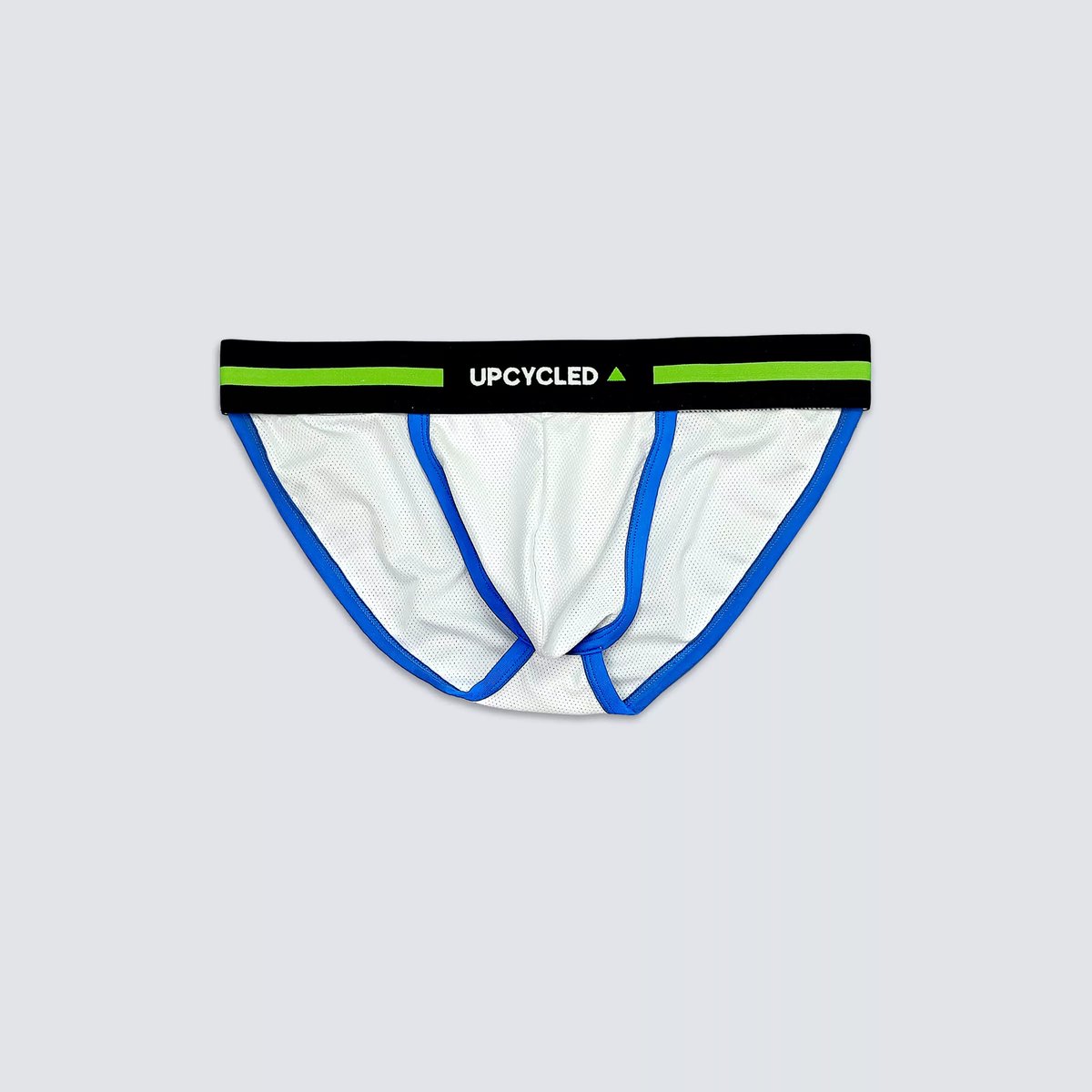 Upcycled Tanga Brief Mesh White - Image 4