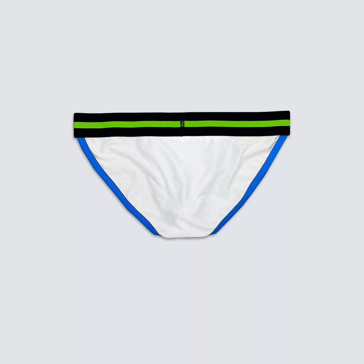 Upcycled Tanga Brief Mesh White - Image 3
