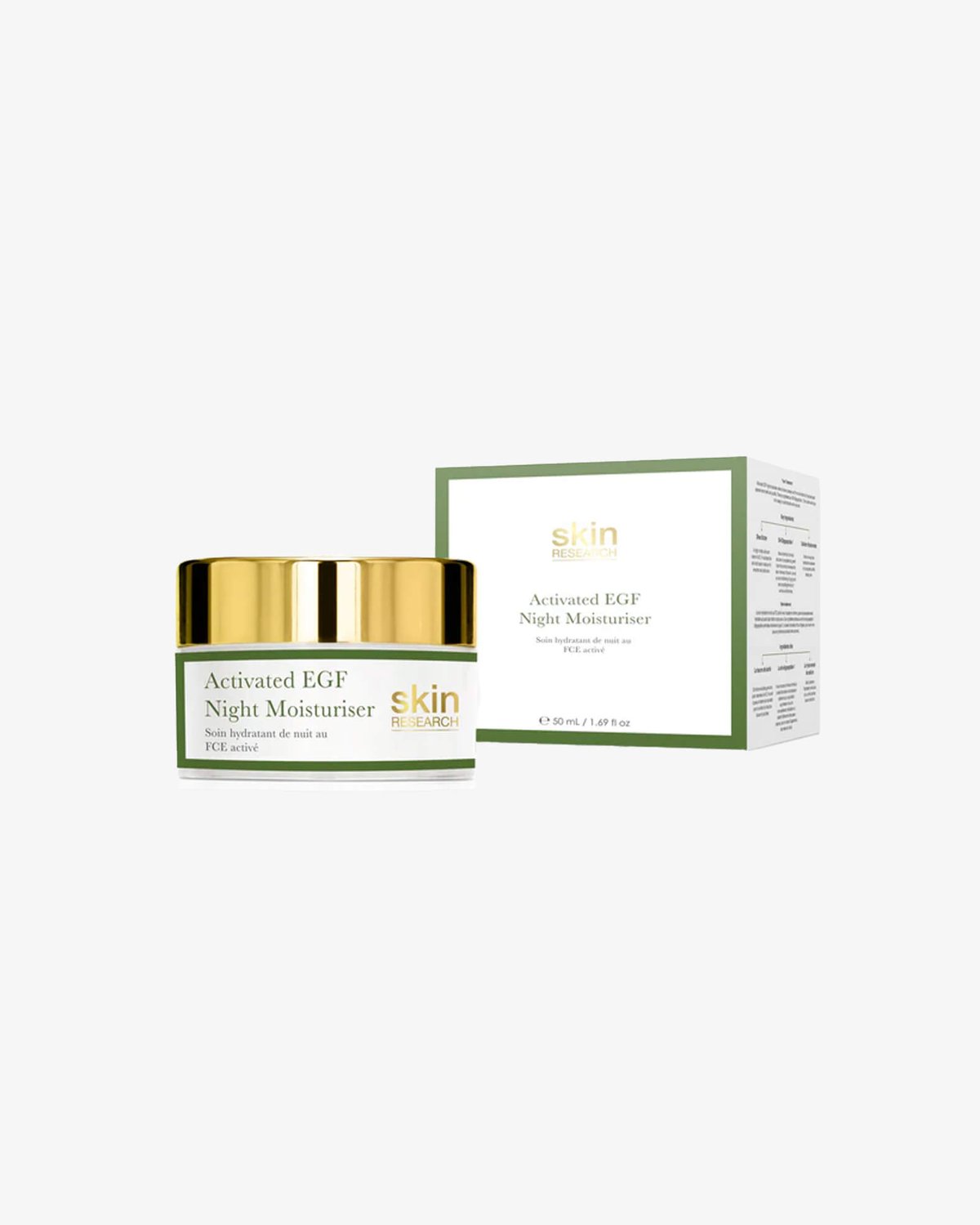 Skin Research ACTIVATED EGF NIGHT MOISTURISER - Image 2