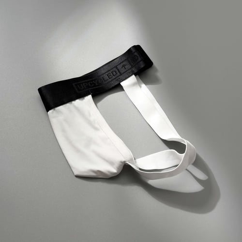 Upcycled Sport White Jock