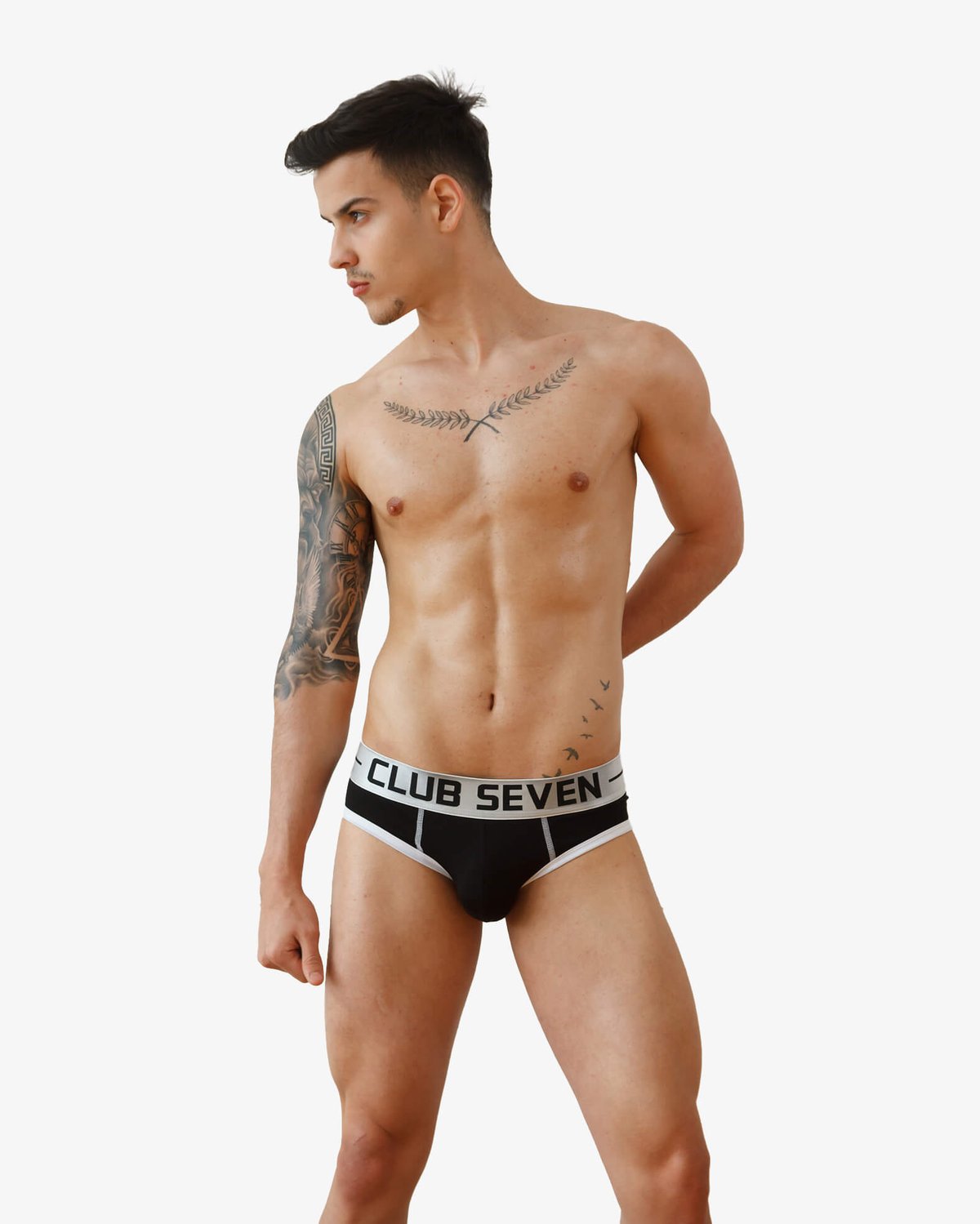 Club Seven Exclusive Black Brief