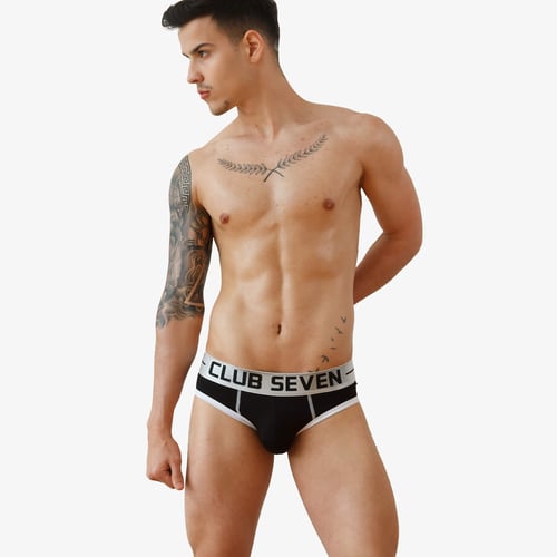 Club Seven Exclusive Black Brief