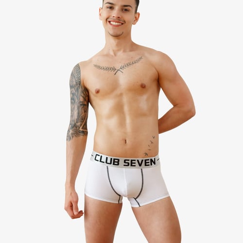 Club Seven Exclusive White Boxer