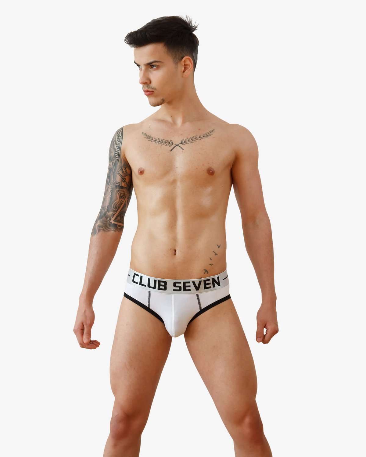Club Seven Exclusive White Brief