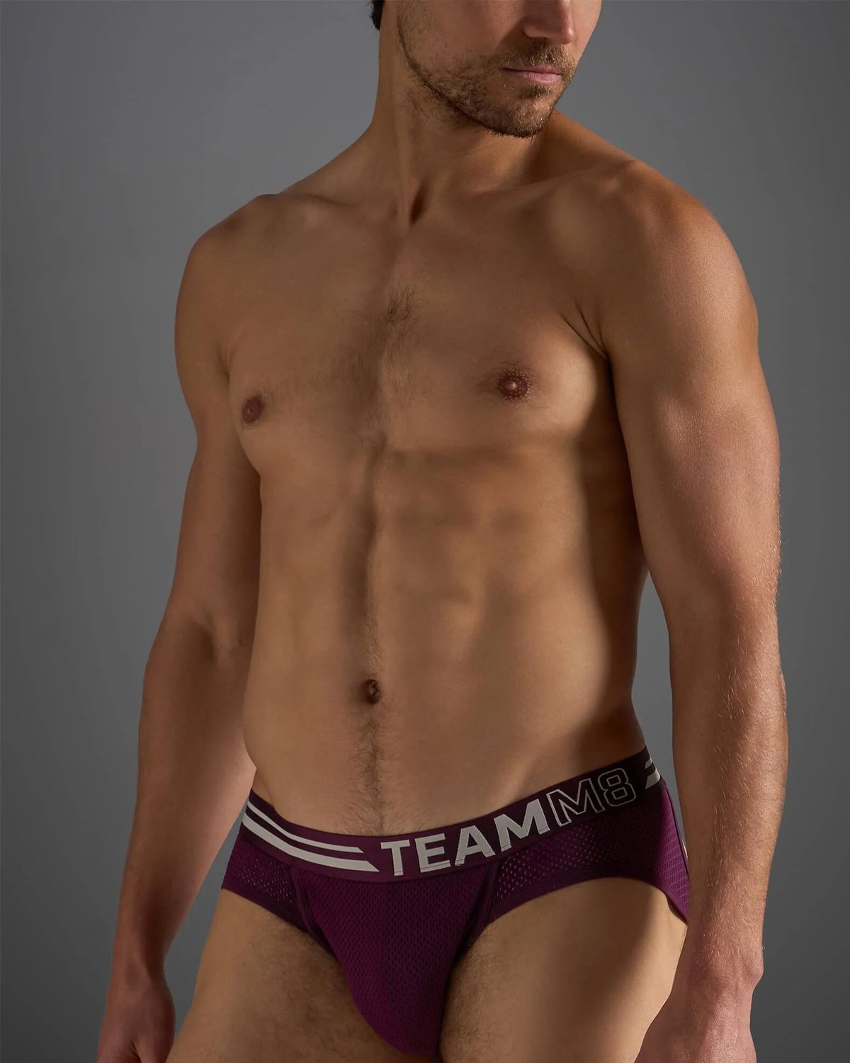 Teamm8 Racer Mesh Jockstrap - Eggplant - Image 5