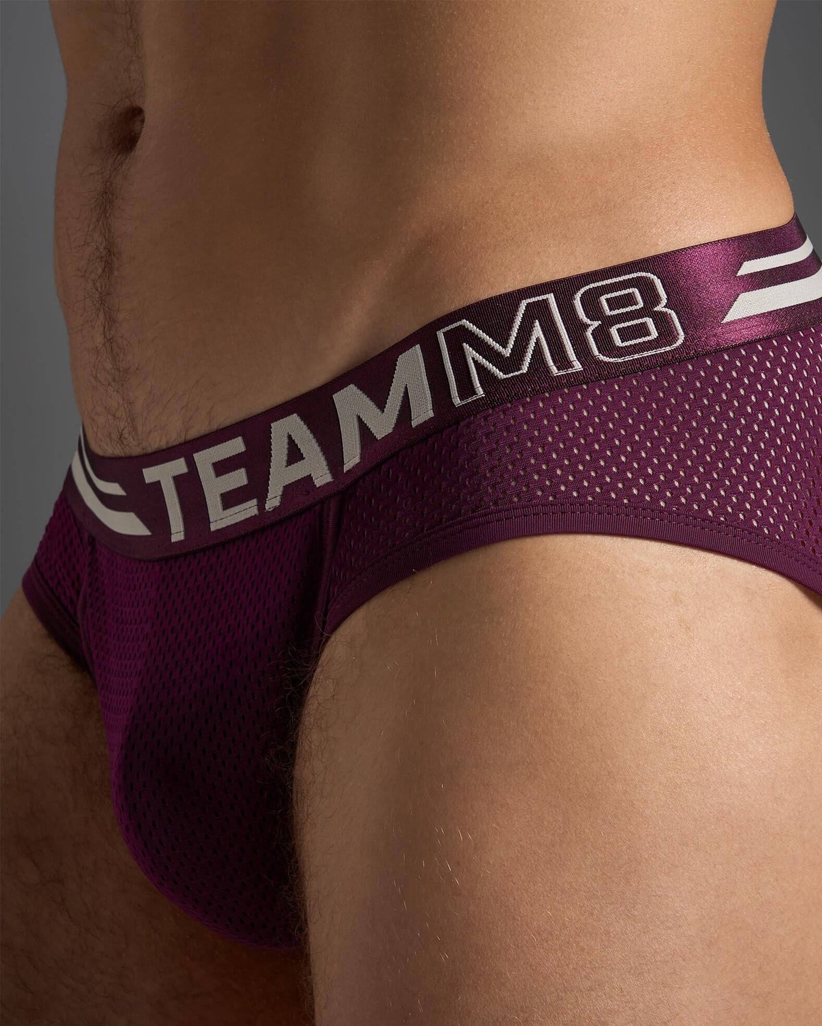 Teamm8 Racer Mesh Jockstrap - Eggplant - Image 3