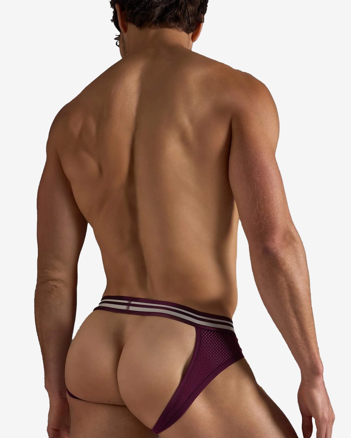 Teamm8 Racer Mesh Jockstrap - Eggplant