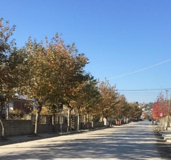 Pamje e rrugës ku është realizuar ndërhyrja për rrjetin e ujësjellësit