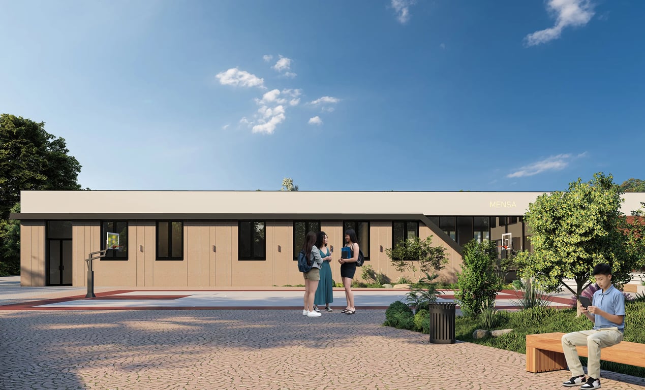 Render i ambienteve sportive të jashtme të kampusit
