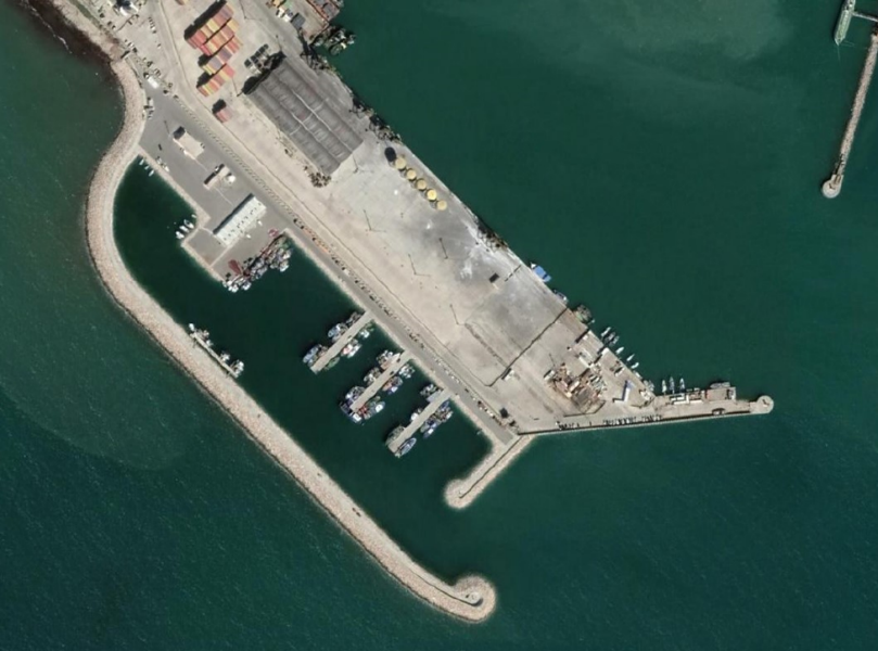 Pamje e përgjithshme e Portit të Peshkimit Durrës