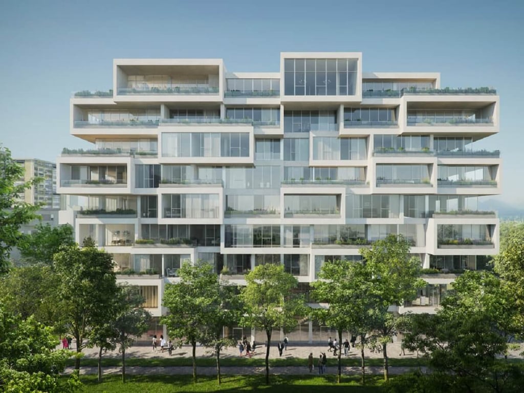 Pamje ballore e renderuar e West Residence