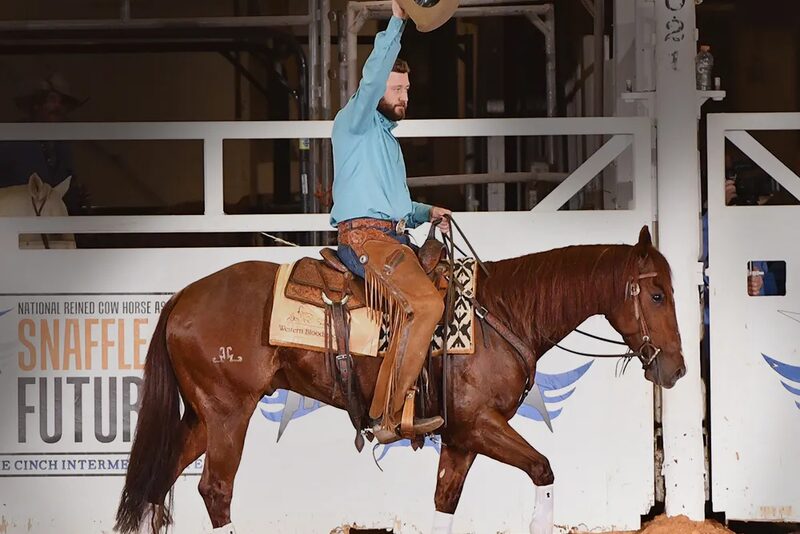 Clayton Edsall on Skeets Oak Peppy