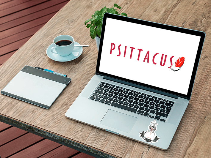 Merchandise stickers psittacus