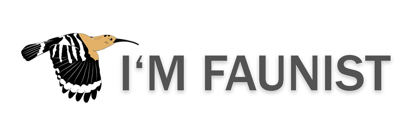 I am faunist logo background white