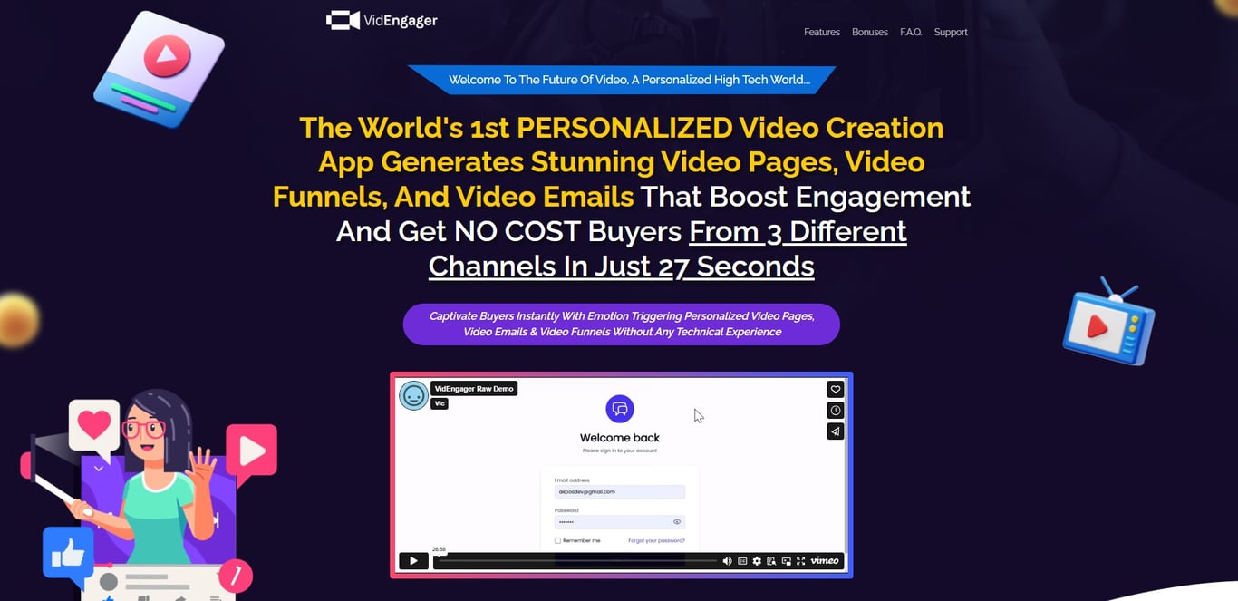 VidEngager Homepage