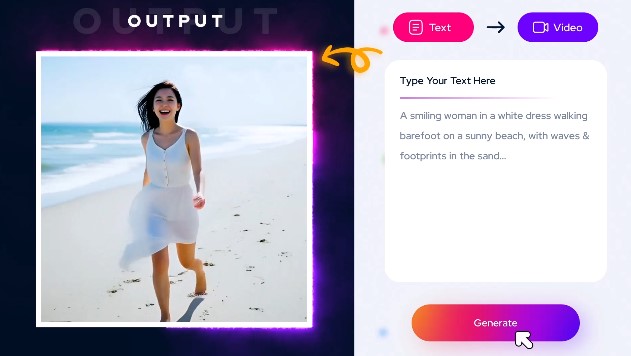 AI-generated video of a girl in kimono at a fireworks festival by VideoExpress