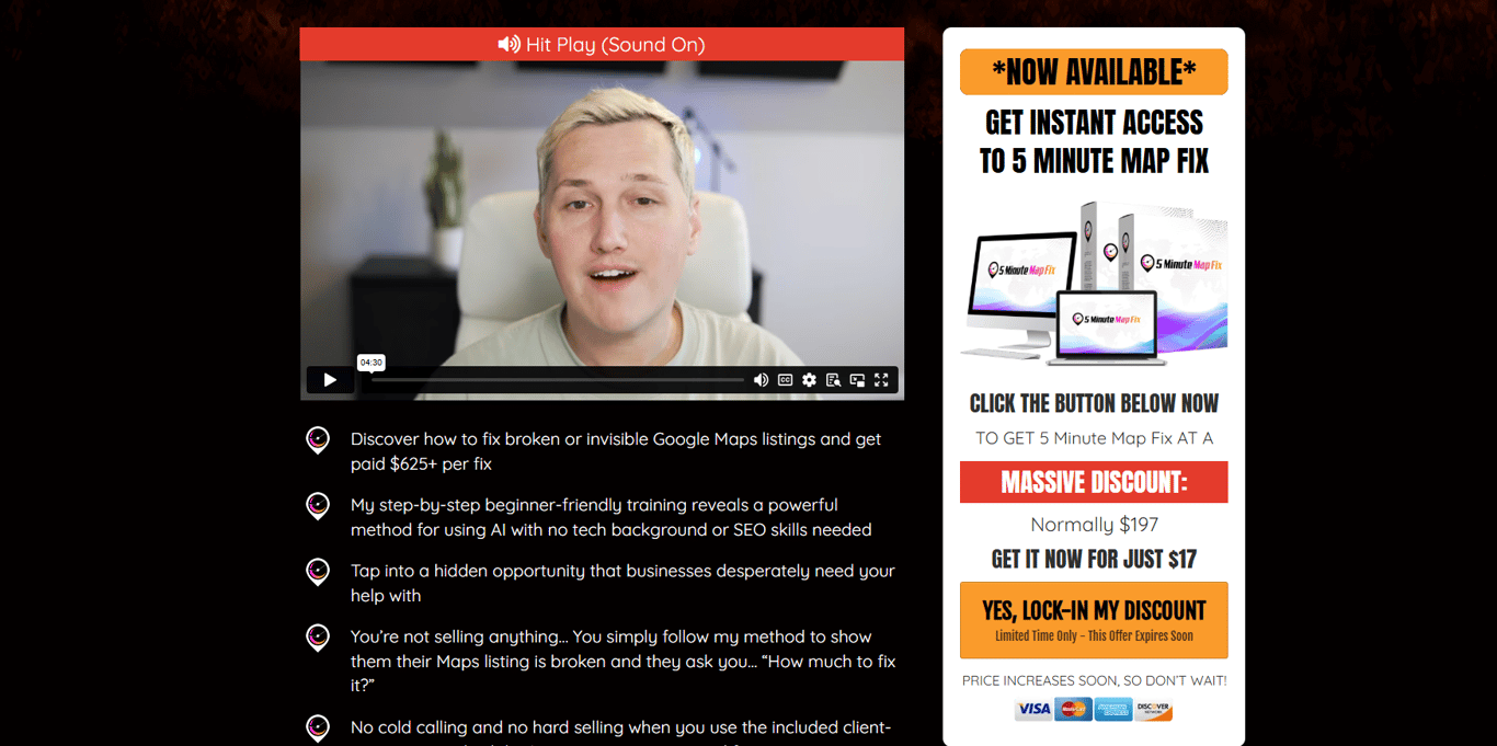 Inside 5 Minute Map Fix Course Content