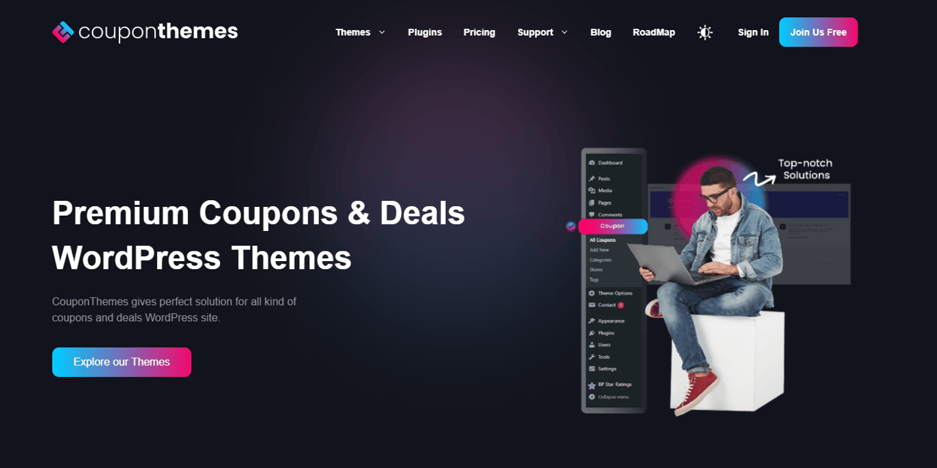 CouponThemes WordPress solution built for coupon websites, affiliate deals, and discount platforms