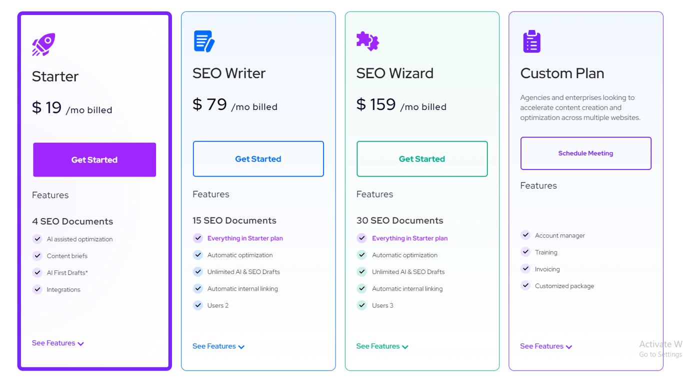 Outranking pricing