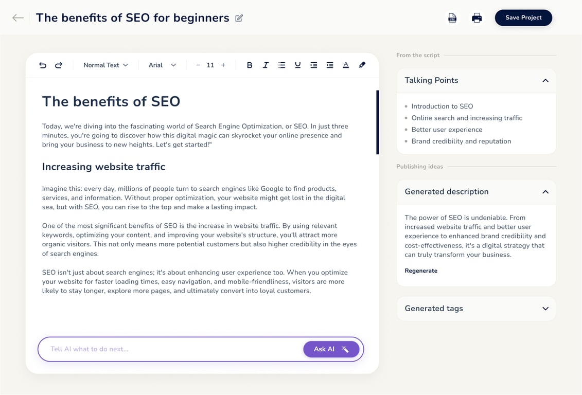 Maekersuite features
