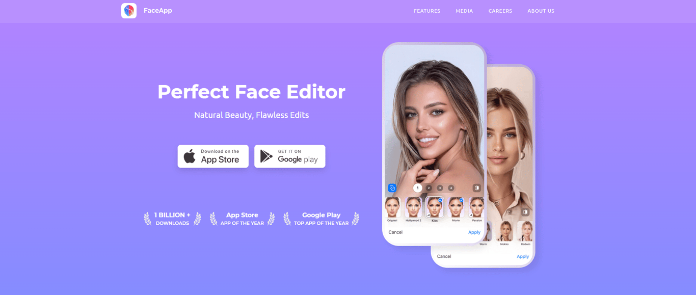 FaceApp-homepage-modern-AI-photo-app-for-portraits