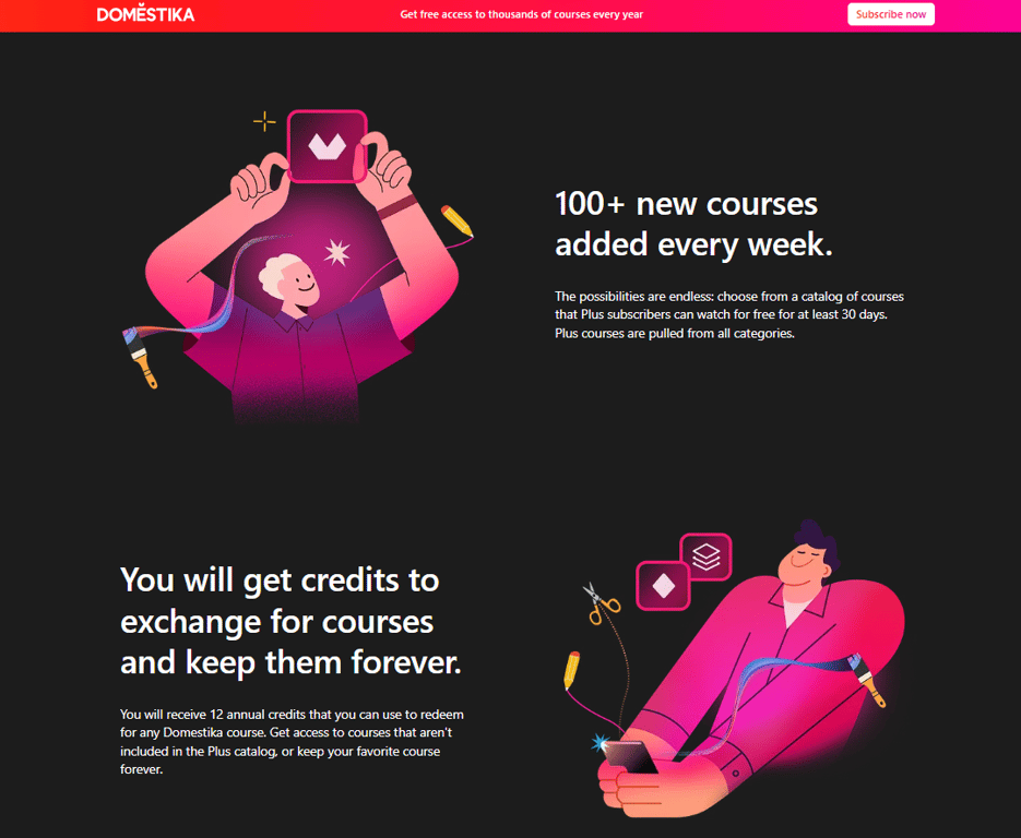 domestika-plus-scalable-creative-tokens-and-weekly-catalog-expansion