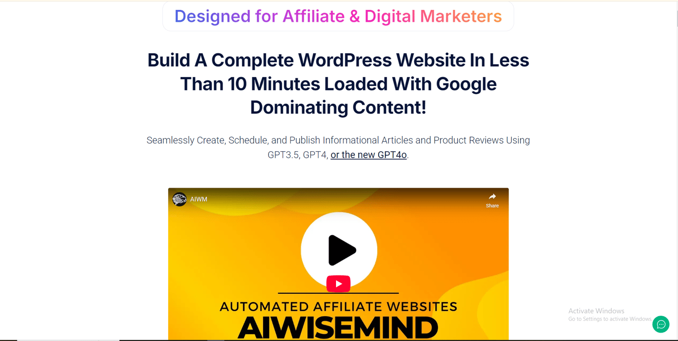 AIWiseMind homepage