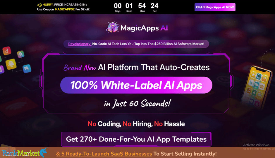 Magicapps Ai Homepage
