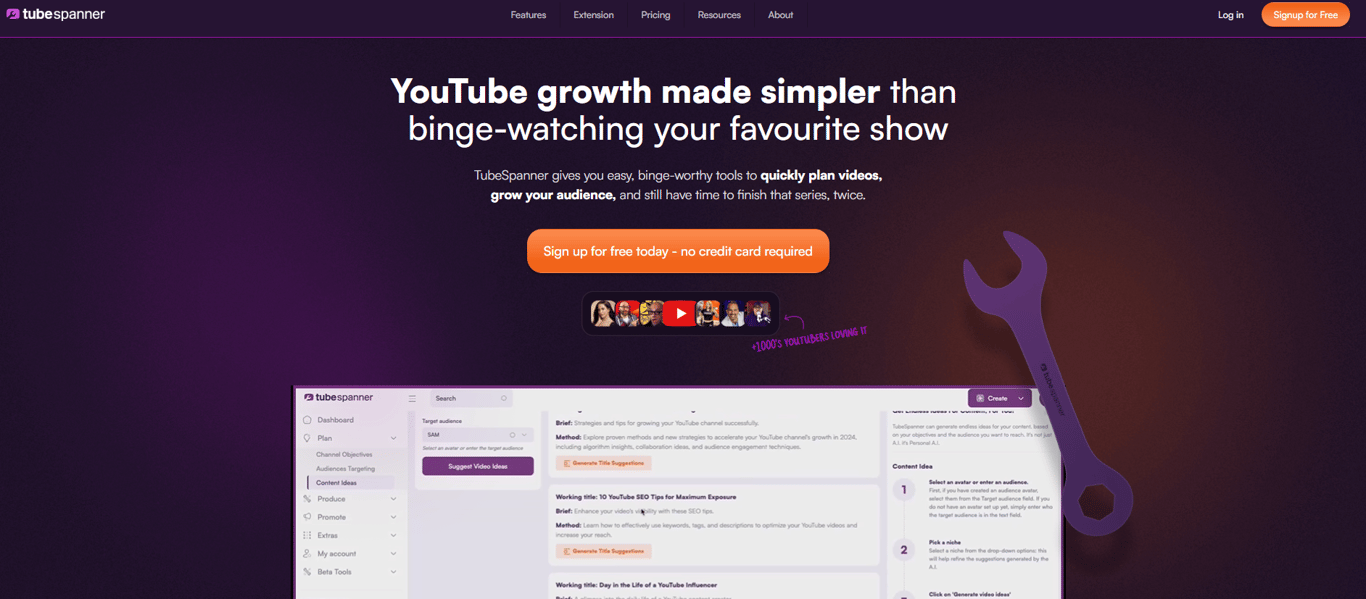 tubespanner-homepage-banner-youtube-growth-made-simpler-with-ai-content-ideas-generator