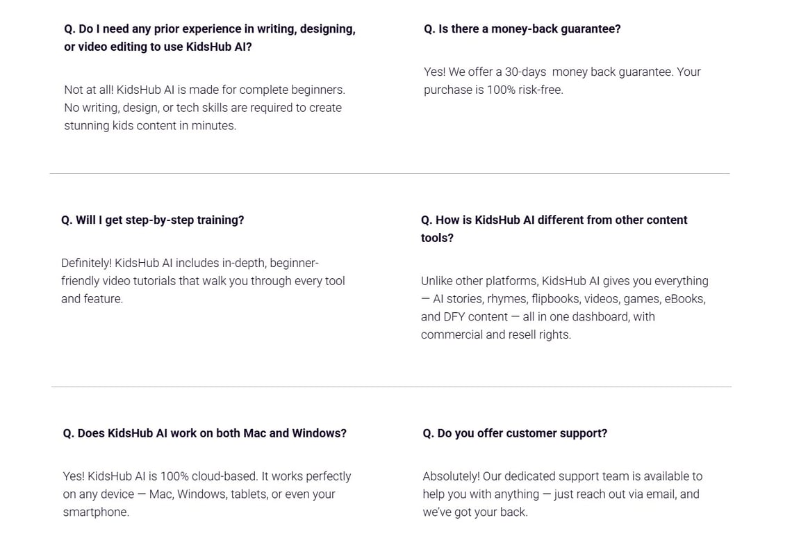 Kidshub Ai Faqs
