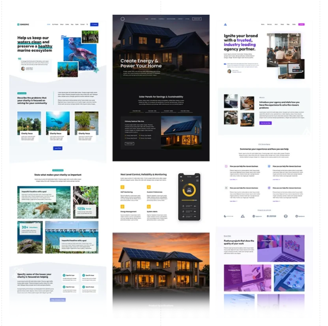 GeneratePress customization panel displaying layout typography colors spacing and elements modules designed for SEO optimization