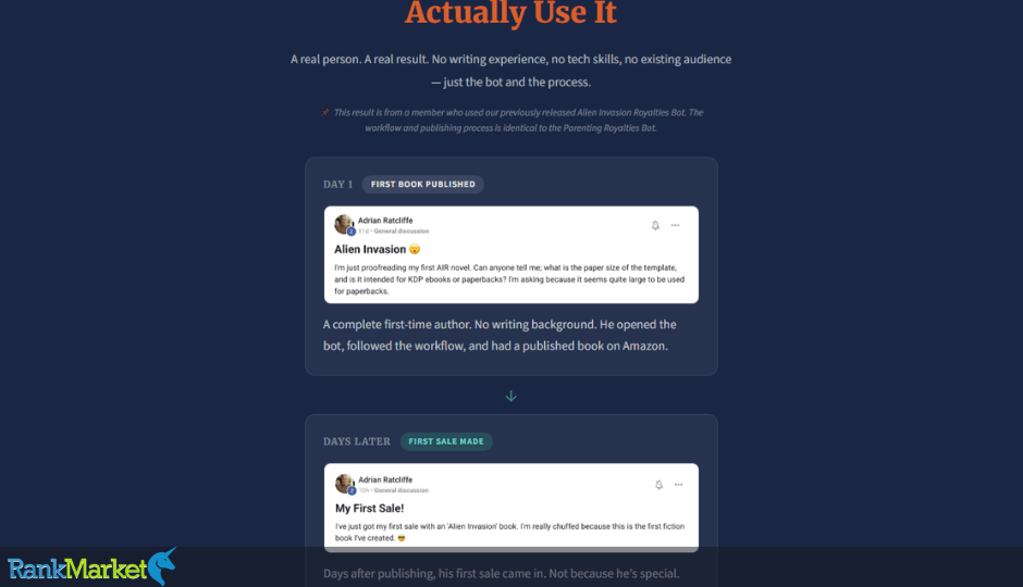 Parenting Royalties Bot + Otos