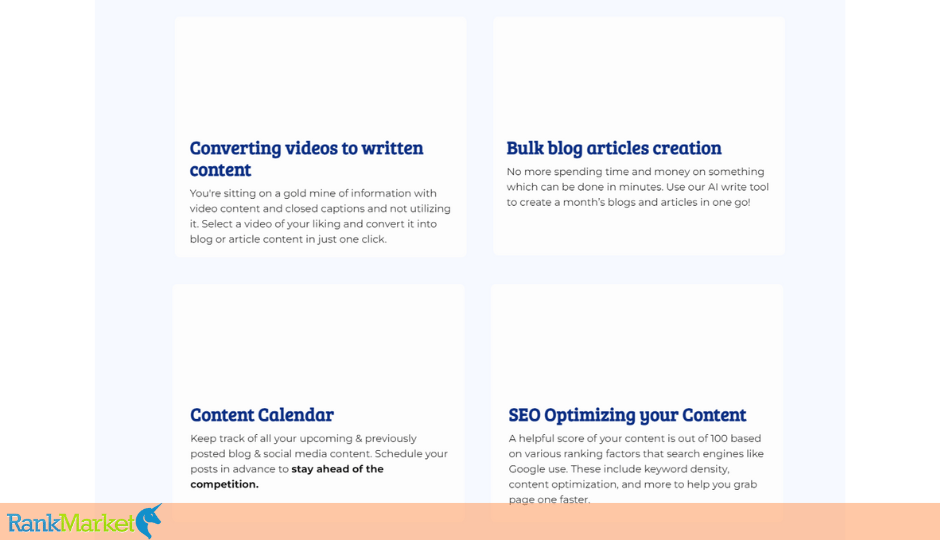 Content Gorilla Features