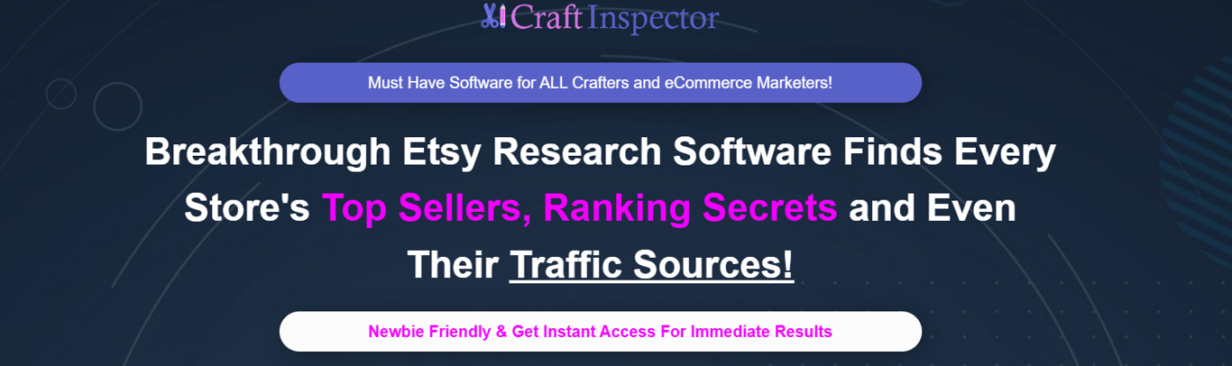 Craft-Inspector-homepage-interface-showing-key-features-and-quality-check-services.
