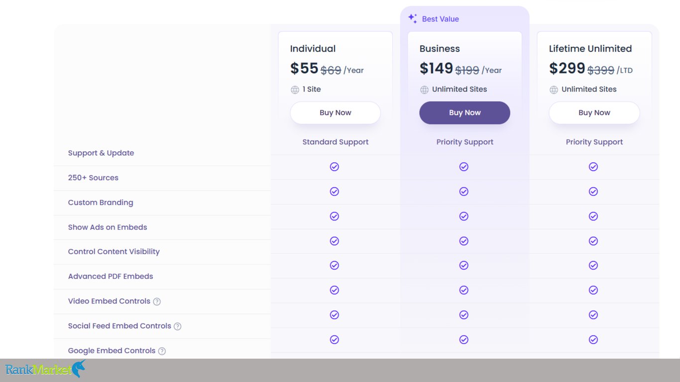 Embedpress-Pricing-Plans
