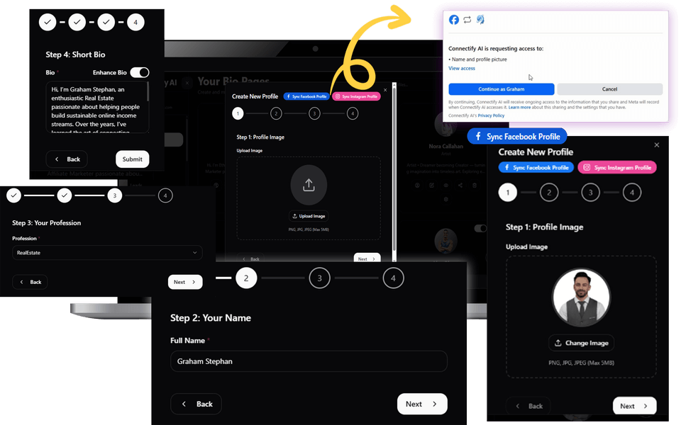Connectify AI features