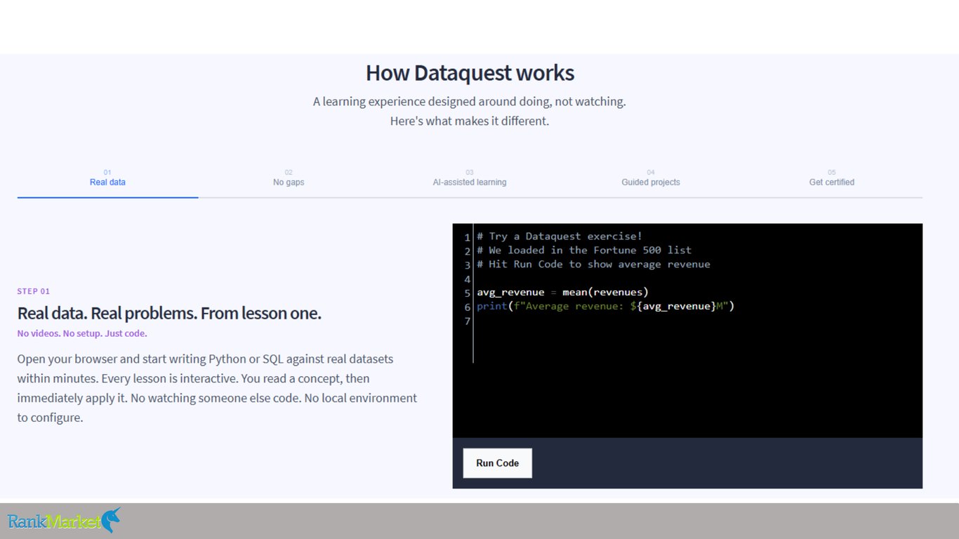 Dataquest-Interactive-Browser-Code-Terminal-Running-Live-Python-And-Sql-Exercises